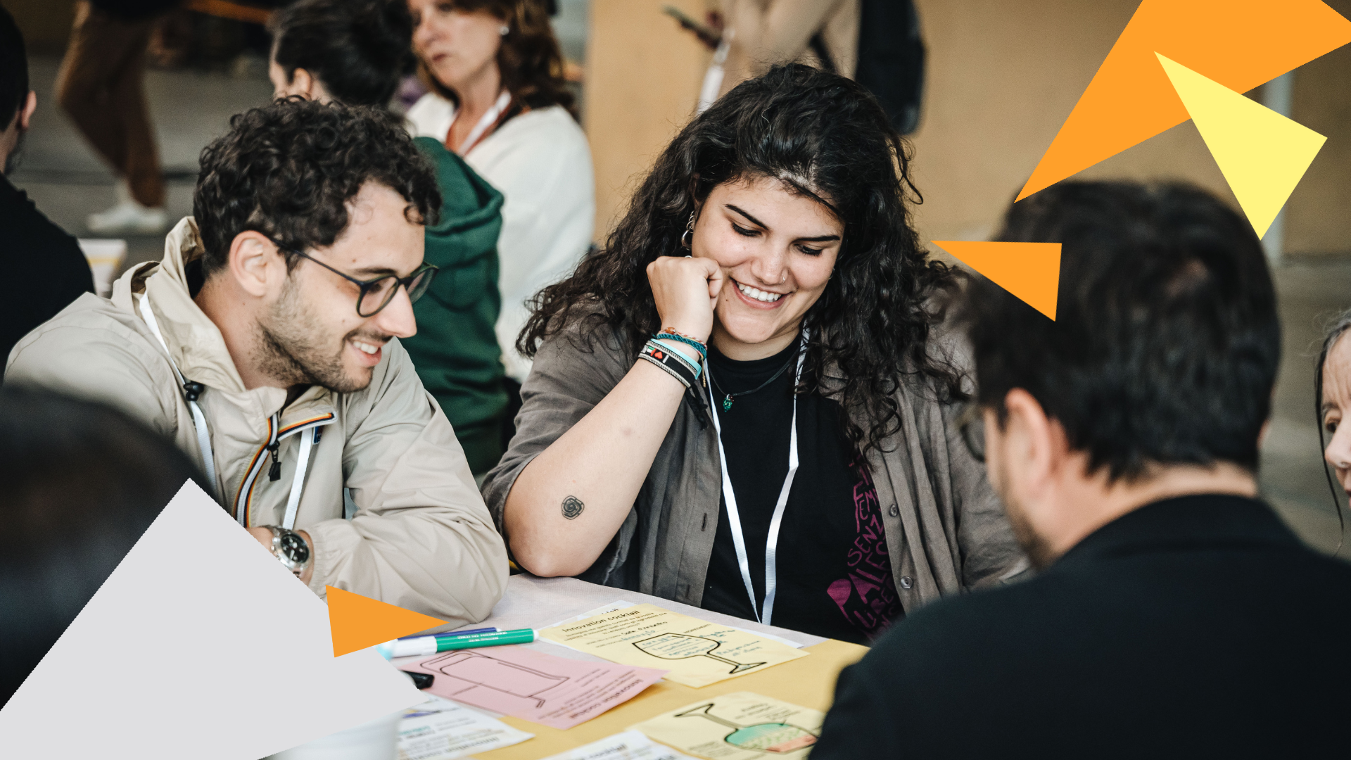 un momento di confronto tra i partecipanti